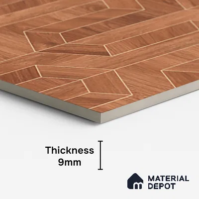 TL 07988 Venom Wood Brown 1200x600 mm Matte Finish Floor & Wall Tile - 9 mm (Random 4)