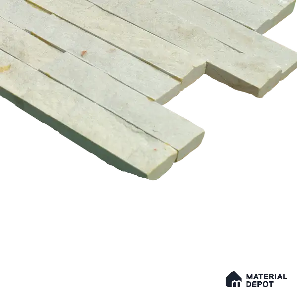 WL 00139 Victorian Beige 600 x 150 mm Natural Stone Wall Cladding | Stone is a Natural Product, Please Expect Variation in Shades