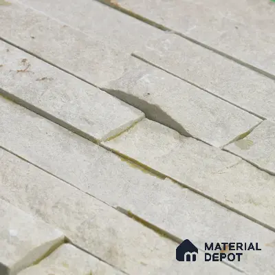 WL 00139 Victorian Beige 600 x 150 mm Natural Stone Wall Cladding |  Stone is a Natural Product, Please Expect Variation in Shades
