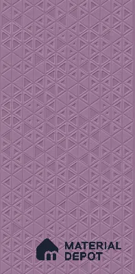 TL 00694 B Violet Visions Series Pattern 3 Purple Matte Finish 4 ft x 2 ft Full Body Vitrified Tile - 9 mm (Sample)