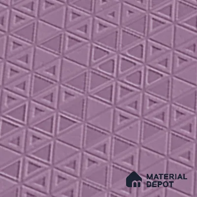 TL 00694 B Violet Visions Series Pattern 3 Purple Matte Finish 4 ft x 2 ft Full Body Vitrified Tile - 9 mm (Sample)