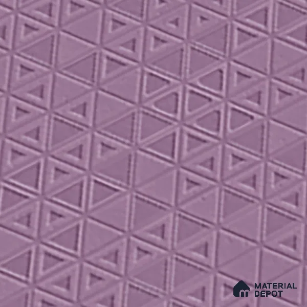 TL 00694 B Violet Visions Series Pattern 3 Purple Matte Finish 4 ft x 2 ft Full Body Vitrified Tile - 9 mm (Sample)