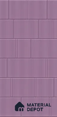 TL 00694 D Violet Visions Series Pattern 2 Purple Matte Finish 4 ft x 2 ft Full Body Vitrified Tile - 9 mm (Sample)