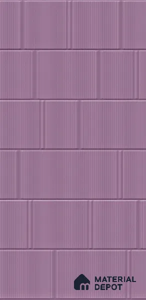 TL 00694 D Violet Visions Series Pattern 2 Purple Matte Finish 4 ft x 2 ft Full Body Vitrified Tile - 9 mm (Sample)