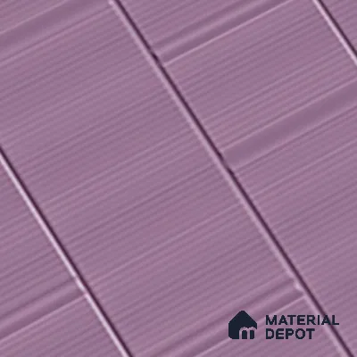 TL 00694 D Violet Visions Series Pattern 2 Purple Matte Finish 4 ft x 2 ft Full Body Vitrified Tile - 9 mm (Sample)