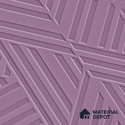 TL 00694 E Violet Visions Series Pattern 4 Purple Matte Finish 4 ft x 2 ft Full Body Vitrified Tile - 9 mm (Sample)