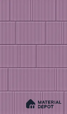 TL 00694 G Violet Visions Series Pattern 6 Purple Chrome Finish 4 ft x 2 ft Full Body Vitrified Tile - 9 mm (Sample)