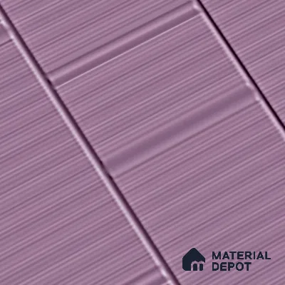 TL 00694 G Violet Visions Series Pattern 6 Purple Chrome Finish 4 ft x 2 ft Full Body Vitrified Tile - 9 mm (Sample)