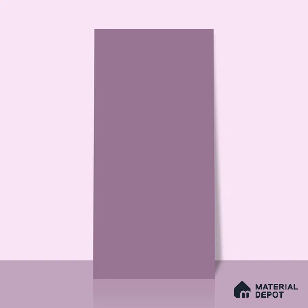 TL 00694 A Violet Visions Series Plain Purple Matte Finish 4 ft x 2 ft Full Body Vitrified Tile - 9 mm