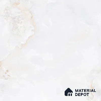Budget Friendly Marble Floor & Wall Tile Value For Money TL 05582 White Onyx Viser 4 ft x 2 ft - Vitrified Glossy Finish -9 mm | Suitable for Living Room,Bedroom & Bathroom