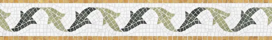 Geometric Look Border Tile TL 05909 Spatial Accent Series 1 ft x 2 inch Vitrified Matte Finish Tile Border - 9 mm | Image 1