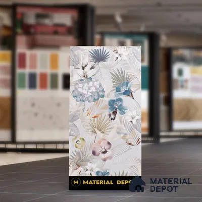 Tropical Wall Tile TL 05553 Vivid Fusion Decore 4 ft x 2 ft Matte Finish Vitrified Tile - 9 mm | Suitable for Bathroom, Accent/Feature Wall, Foyer
