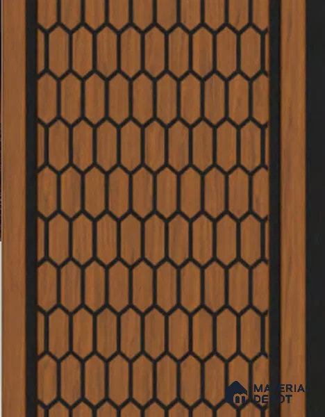 Hexagon Decolux Series Decorative Wall Panel/Panels | 8 ft x 8.2 inch - 3 mm | VX3014 | Width is Subjected to 5% Variation