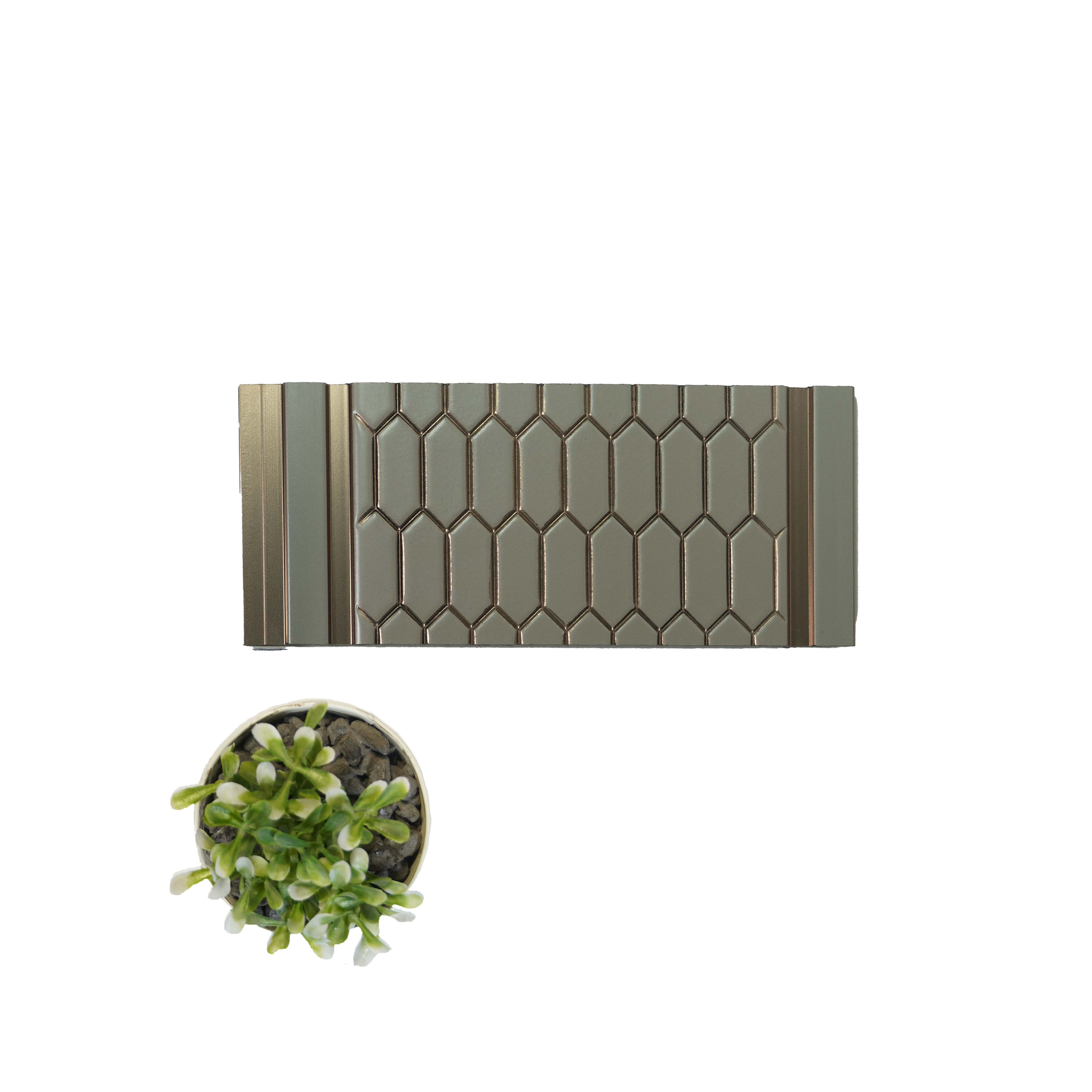 Hexagon Decolux Series Decorative Wall Panel/Panels | 8 ft x 8.2 inch - 3 mm | VX3015 | Width is Subjected to 5% Variation
