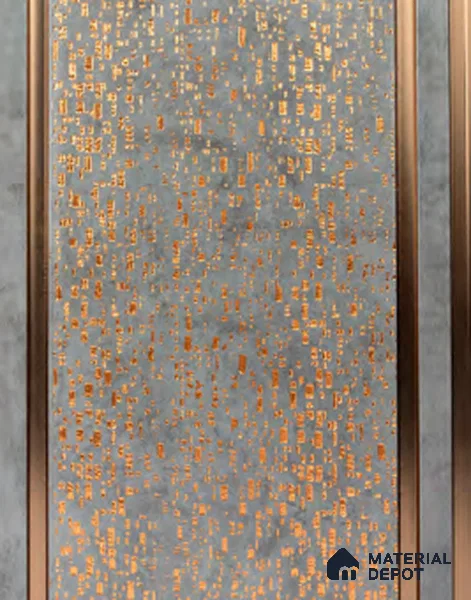 Multi Colour Patterned Look Charcoal Decorative Wall Panel VX3011 8 ft x 8.2 inch - 3 mm | Suitable for Feature Wall, TV Unit & Living Room | Width is Subjected to 5% Variation