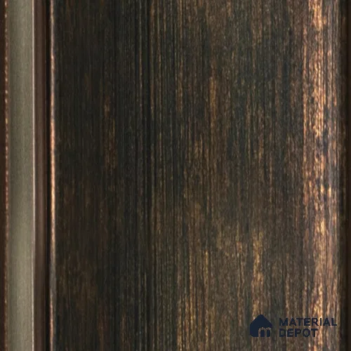 Brown Wooden Louver VL 02 PA (VL 02) 8 ft x 4.9 inch Charcoal Panel - 12 mm | Suitable for Feature Wall, TV Unit & Living Room | Width is Subjected to 5% Variation