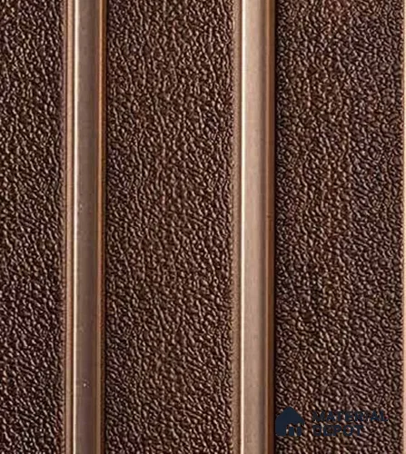 Dark Brown Leather Louver VL 25 LE (VL 25) 8 ft x 4.9 inch Charcoal Panel - 12 mm | Suitable for Feature Wall, TV Unit & Living Room | Width is Subjected to 5% Variation