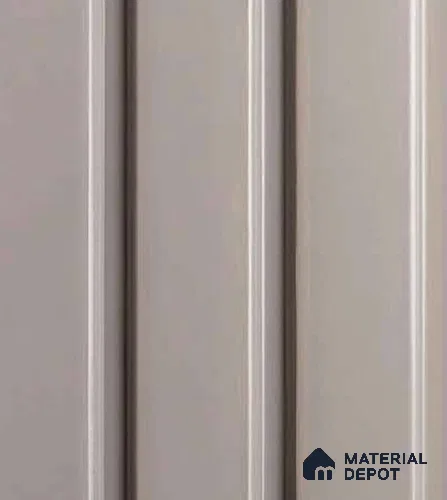 Creame Plain Colour Louver VL 29 GR (VL 29) 8 ft x 4.9 inch Charcoal Panel - 12 mm | Suitable for Feature Wall, TV Unit & Living Room | Width is Subjected to 5% Variation
