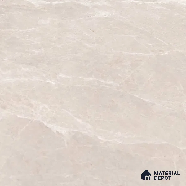 Marble Floor & Wall Tile TL 07537 D Italian Crema Endless 6 ft x 4 ft Glossy Finish Vitrified Tile - 9 mm | Suitable For living Room, Bedroom, Bathroom | Adhesive and Spacers Must be Used During Installation
