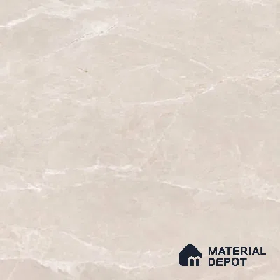 Marble Floor & Wall Tile TL 07537 Italian Crema 6 ft x 4 ft Glossy Finish Vitrified Tile - 15 mm | Suitable For living Room, Bedroom, Bathroom | Adhesive and Spacers Must be Used During Installation (Sample)