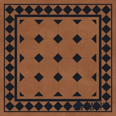 Moroccan Floor & Wall Tile TL 07413 Derby Cotto 2 ft x 2 ft Matte Finish Vitrified Tile - 9 mm | Suitable For Bathroom, Balcony, Kitchen | Please Expect a Slight Variation of Pattern (Sample)