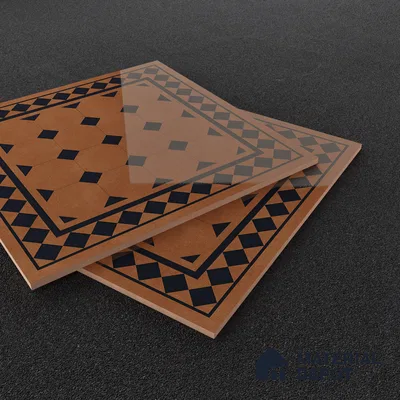 Moroccan Floor & Wall Tile TL 07413 Derby Cotto 2 ft x 2 ft Matte Finish Vitrified Tile - 9 mm | Suitable For Bathroom, Balcony, Kitchen | Please Expect a Slight Variation of Pattern (Sample)