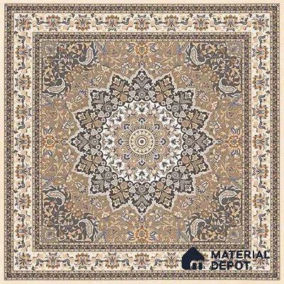 Moroccan Wall & Floor Tile TL 07382 Festival Rocker 2 ft x 2 ft Matte Finish Vitrified Tile - 9 mm | Suitable For Kitchen, Bedroom, Dining Area | Please Expect a Slight Variation of Pattern | Random Designs