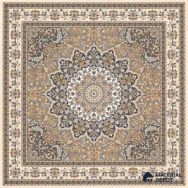 Moroccan Wall & Floor Tile TL 07382 Festival Rocker 2 ft x 2 ft Matte Finish Vitrified Tile - 9 mm | Suitable For Kitchen, Bedroom, Dining Area | Please Expect a Slight Variation of Pattern | Random Designs