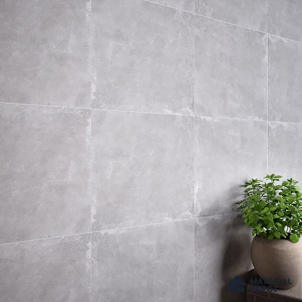 Stone Wall & Floor Tile TL 07417 Dek Stone Gris 2 ft x 2 ft Matte Finish Vitrified Tile - 9 mm | Suitable For living Room, Bedroom, Bathroom (Sample)