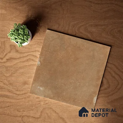 Stone Wall & Floor Tile TL 07418 Dek Stone Natural 2 ft x 2 ft Matte Finish Vitrified Tile - 9 mm | Suitable For living Room, Bedroom, Bathroom (Sample)