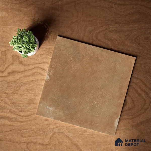 Stone Wall & Floor Tile TL 07418 Dek Stone Natural 2 ft x 2 ft Matte Finish Vitrified Tile - 9 mm | Suitable For living Room, Bedroom, Bathroom (Sample)