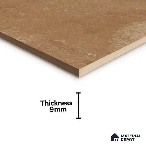 Stone Wall & Floor Tile TL 07418 Dek Stone Natural 2 ft x 2 ft Matte Finish Vitrified Tile - 9 mm | Suitable For living Room, Bedroom, Bathroom (Sample)