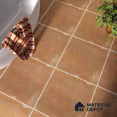Stone Wall & Floor Tile TL 07418 Dek Stone Natural 2 ft x 2 ft Matte Finish Vitrified Tile - 9 mm | Suitable For living Room, Bedroom, Bathroom (Sample)