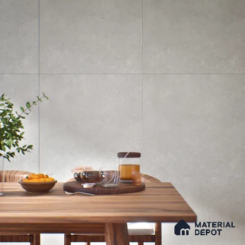 Stone Wall & Floor Tile TL 07409 Azzule Grey 2 ft x 2 ft Matte Finish Vitrified Tile - 9 mm | 4 Random Design | Suitable For living Room, Bedroom, Kitchen | Random Designs