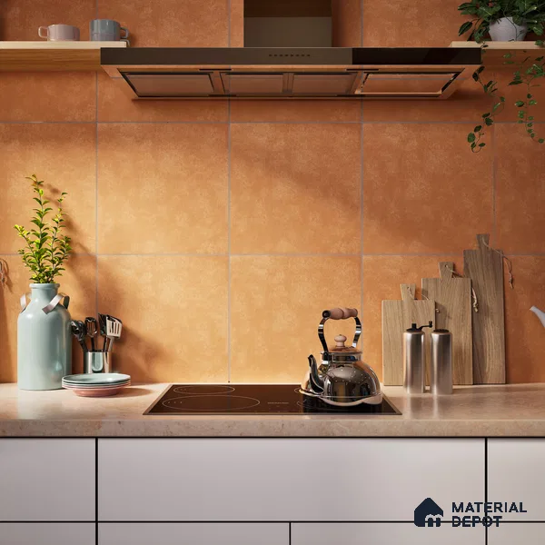 Cement Wall & Floor Tile TL 07410 Azzule Jaisalmer 2 ft x 2 ft Matte Finish Vitrified Tile - 9 mm | 4 Random Design | Suitable For living Room, Bedroom, Kitchen | Random Designs