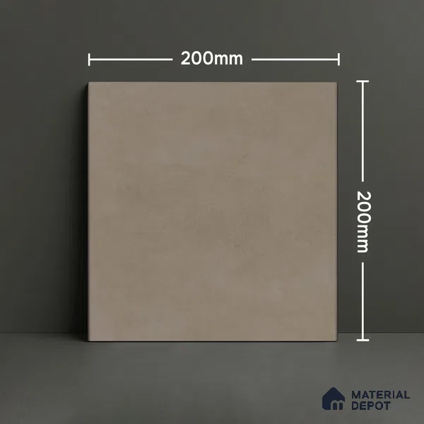 Subway Wall & Floor Tile TL 07370 Trend Harvest 200 mm x 200 mm Matte Finish Vitrified Tile - 8 mm | 4 Random Design | Suitable For living Room, Bedroom, Kitchen | Please Expect a Slight Variation of Pattern (Sample)