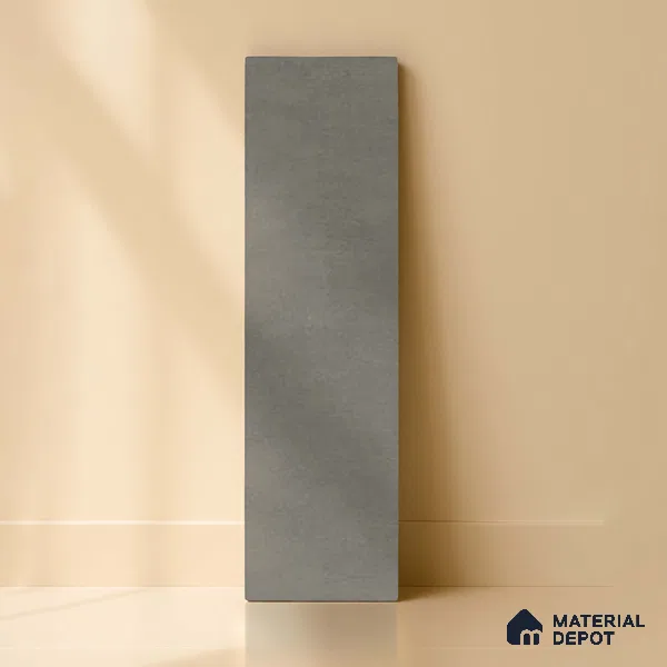 Subway Wall Tile TL 07369 B Trend Moon Grey 300 mm x 75 mm Matte Finish Vitrified Tile - 8.5 mm | 4 Random Design | Suitable For Bathroom, Kitchen Backsplash