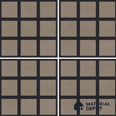 Moroccan Wall & Floor Tile TL 07268 Trend Harvest Decor 5006 200 mm x 200 mm Matte Finish Vitrified Tile - 8 mm | 4 Random Design | Suitable For living Room, Bedroom, Kitchen | Please Expect a Slight Variation of Pattern (Sample)