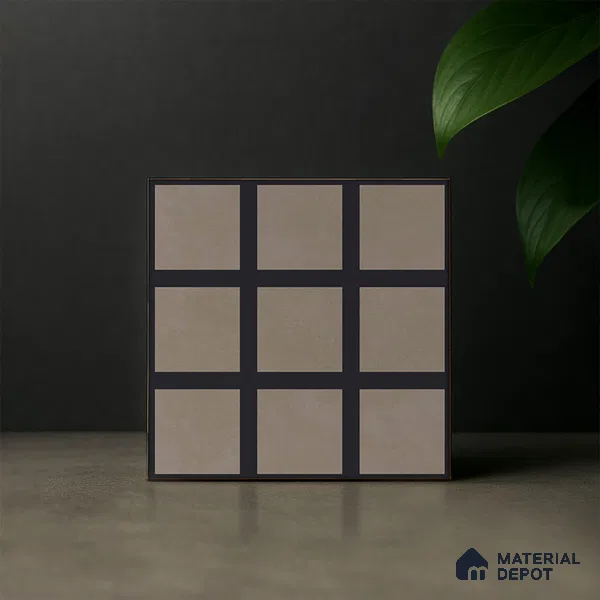 Moroccan Wall & Floor Tile TL 07268 Trend Harvest Decor 5006 200 mm x 200 mm Matte Finish Vitrified Tile - 8 mm | 4 Random Design | Suitable For living Room, Bedroom, Kitchen | Please Expect a Slight Variation of Pattern (Sample)