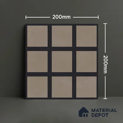 Moroccan Wall & Floor Tile TL 07268 Trend Harvest Decor 5006 200 mm x 200 mm Matte Finish Vitrified Tile - 8 mm | 4 Random Design | Suitable For living Room, Bedroom, Kitchen | Please Expect a Slight Variation of Pattern (Sample)