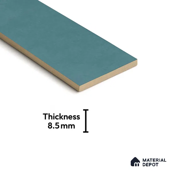 Subway Wall Tile TL 07367 B Trend Mint 300 mm x 75 mm Matte Finish Vitrified Tile - 8.5 mm | 4 Random Design | Suitable For Bathroom, Kitchen Backsplash
