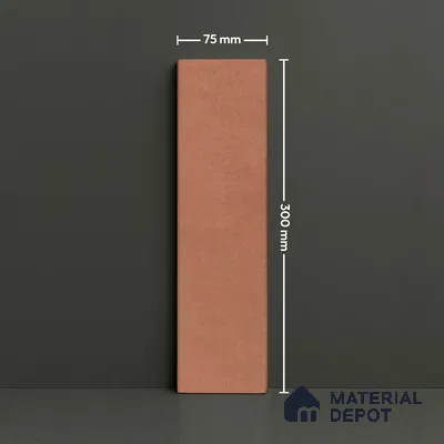 Subway Wall Tile TL 07365 B Trend Terra 300 mm x 75 mm Matte Finish Vitrified Tile - 8.5 mm | 4 Random Design | Suitable For Bathroom, Kitchen Backsplash (Sample)