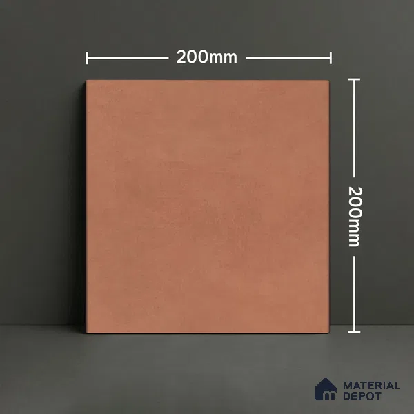 Subway Wall & Floor Tile TL 07365 Trend Terra 200 mm x 200 mm Matte Finish Vitrified Tile - 8 mm | 4 Random Design | Suitable For living Room, Bedroom, Kitchen | Please Expect a Slight Variation of Pattern (Sample)