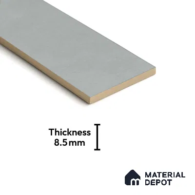Subway Wall Tile TL 07368 B Trend Silver 300 mm x 75 mm Matte Finish Vitrified Tile - 8.5 mm | 4 Random Design | Suitable For Bathroom, Kitchen Backsplash