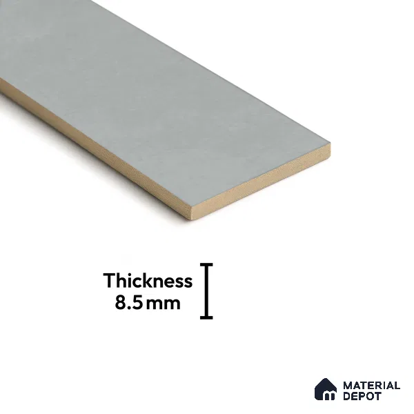 Subway Wall Tile TL 07368 B Trend Silver 300 mm x 75 mm Matte Finish Vitrified Tile - 8.5 mm | 4 Random Design | Suitable For Bathroom, Kitchen Backsplash
