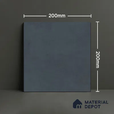 Subway Wall & Floor Tile TL 07376 Trend Concrete 200 mm x 200 mm Matte Finish Vitrified Tile - 8 mm | 4 Random Design | Suitable For living Room, Bedroom, Kitchen | Please Expect a Slight Variation of Pattern (Sample)