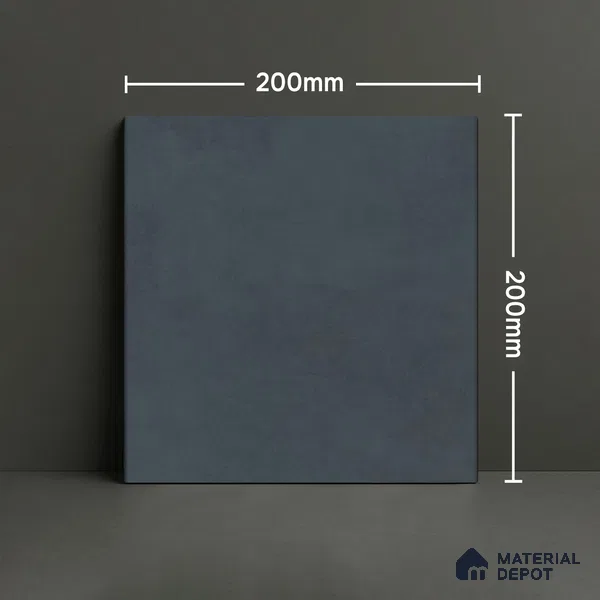 Subway Wall & Floor Tile TL 07376 Trend Concrete 200 mm x 200 mm Matte Finish Vitrified Tile - 8 mm | 4 Random Design | Suitable For living Room, Bedroom, Kitchen | Please Expect a Slight Variation of Pattern (Sample)