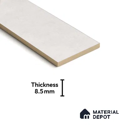 Subway Wall Tile TL 07366 B Trend White 300 mm x 75 mm Matte Finish Vitrified Tile - 8.5 mm | 4 Random Design | Suitable For Bathroom, Kitchen Backsplash