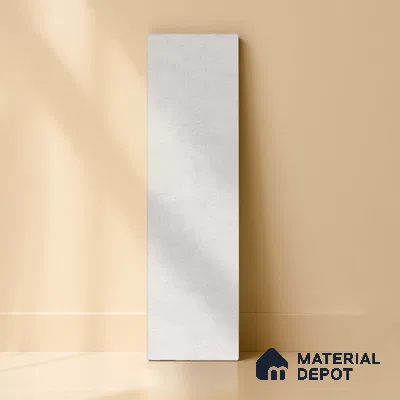 Subway Wall Tile TL 07366 B Trend White 300 mm x 75 mm Matte Finish Vitrified Tile - 8.5 mm | 4 Random Design | Suitable For Bathroom, Kitchen Backsplash