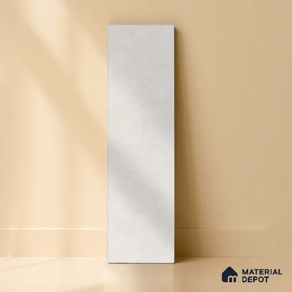 Subway Wall Tile TL 07366 B Trend White 300 mm x 75 mm Matte Finish Vitrified Tile - 8.5 mm | 4 Random Design | Suitable For Bathroom, Kitchen Backsplash